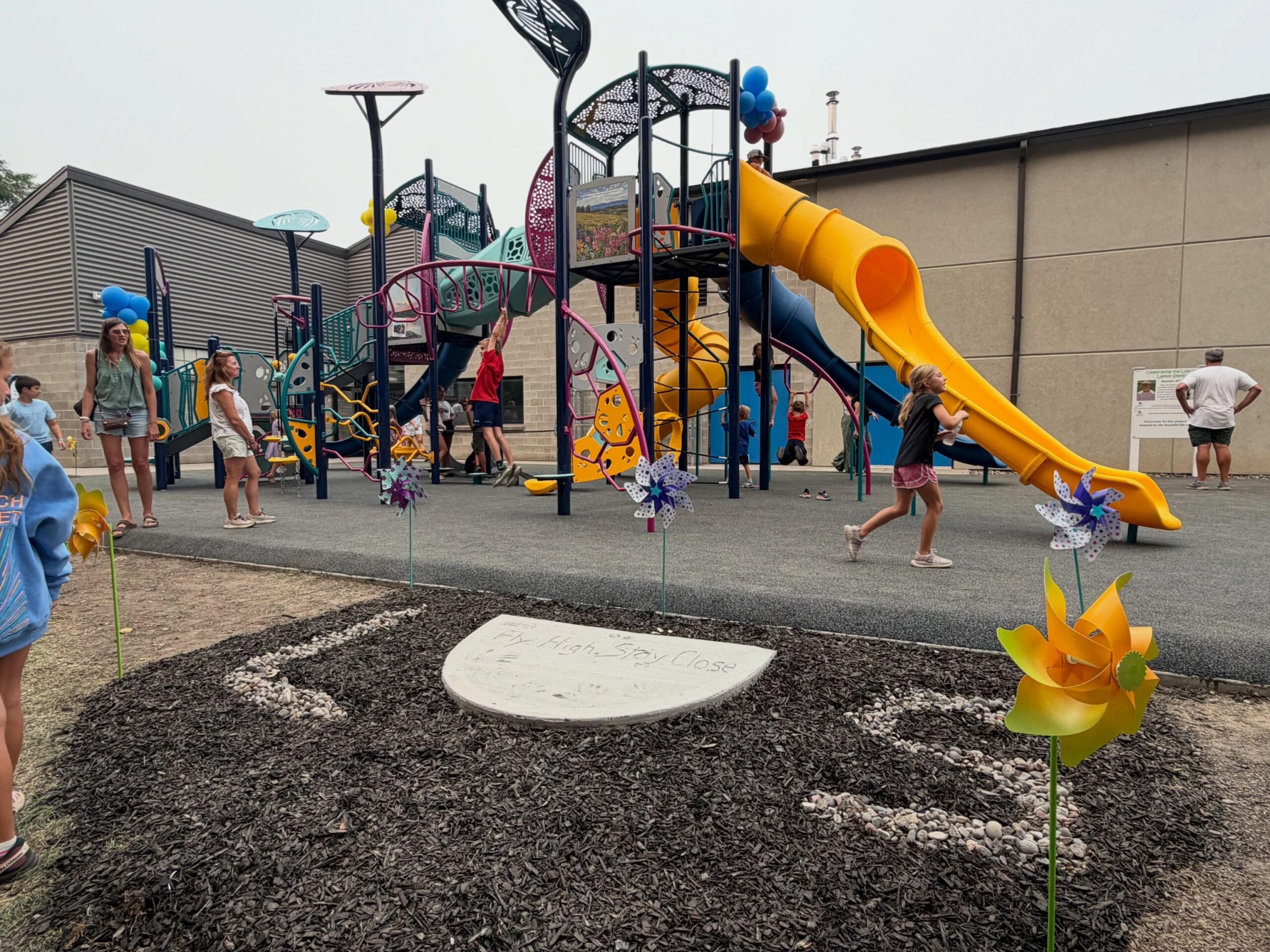 Monforton comes together to dedicate Layton’s Playground
